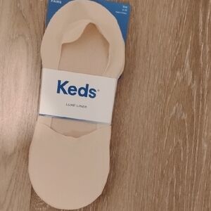 Keds Luxe Liner Cream Socks
